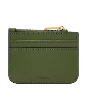 Tarjetero Fossil de piel Lennox para mujer