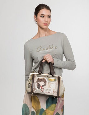 Bolsa Satchel Anekke Muse para mujer