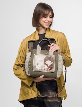 Bolsa satchel Anekke para mujer