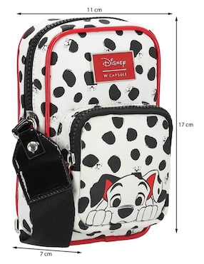 Porta celular portátil Disney Dalmatians W Capsule fijación cierre