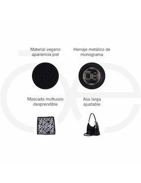 Bolsa hobo Cloe Ninsali para mujer