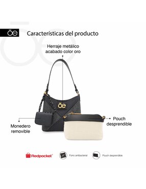 Bolsa hobo Cloe para mujer