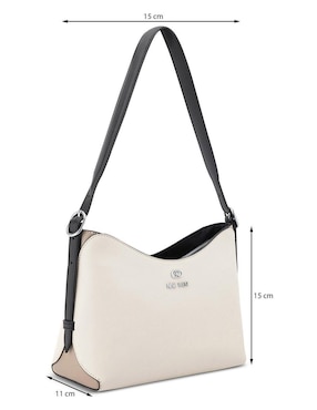 Bolsa satchel Nine West Nera para mujer