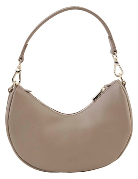 Bolsa shoulder Lacoste de piel para mujer