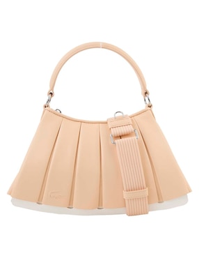 Bolsa shoulder Lacoste Lenglen de piel para mujer