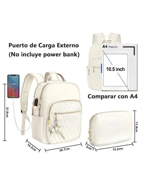 Mochila antirrobo Belug impermeable para mujer