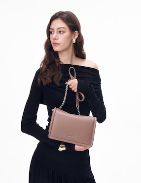 Bolsa flap H&CO Alessa para mujer