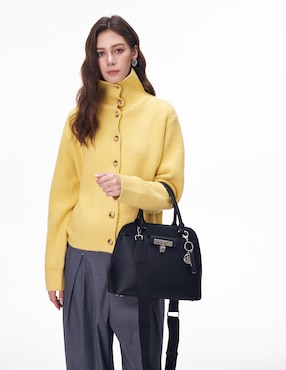 Bolsa satchel H&co Zoe para mujer