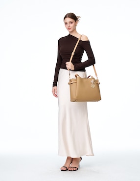 Bolsa satchel H&Co Ione para mujer