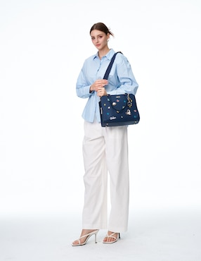 Bolsa satchel H&Co Marisha para mujer