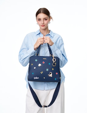 Bolsa satchel H&Co Marisha para mujer