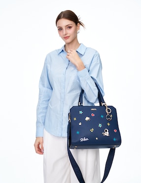 Bolsa satchel H&Co Marisha para mujer