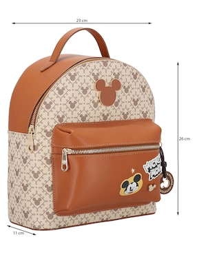 Backpack casual Mickey W Capsule All Time Classics para mujer