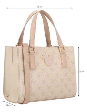 Bolsa satchel W Capsule All Time Classics Mickey para mujer