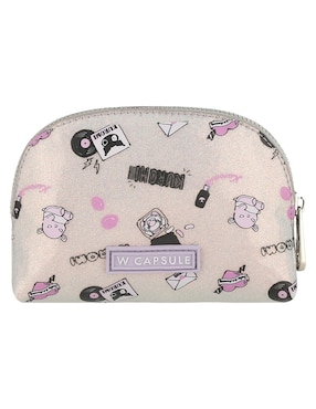 Cosmetiquera para maquillaje W Capsule Kuromi para mujer