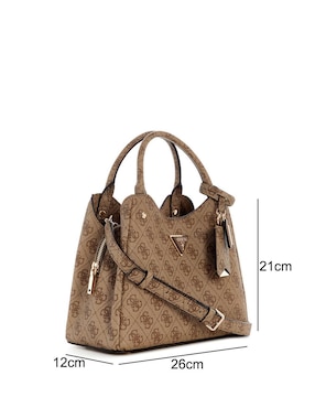 Bolsa satchel Guess Noelle Guess para mujer