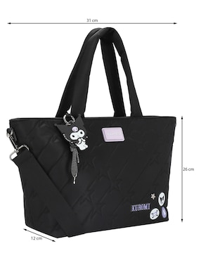 Bolsa tote W Capsule Disha Melody & Kuromi para mujer