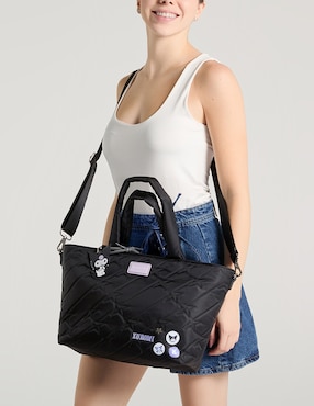 Bolsa tote W Capsule Disha Melody & Kuromi para mujer