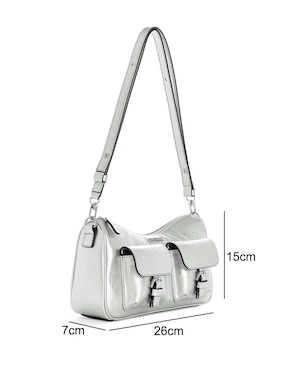 Bolsa shoulder Guess Kassie para mujer