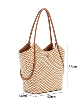 Bolsa tote Guess Tessi para mujer