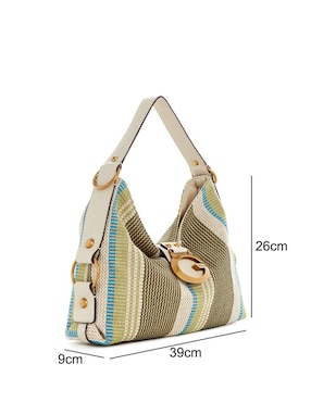 Bolsa shoulder Guess Camden para mujer