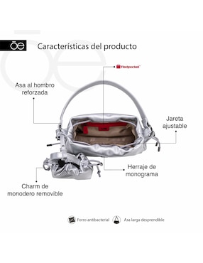 Bolsa bucket Cloe Adavari para mujer