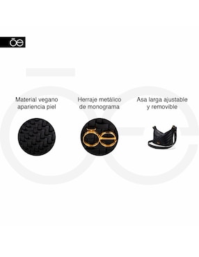 Bolsa hobo Cloe Idiele para mujer