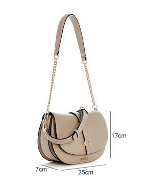 Bolsa shoulder Guess Carrie para mujer