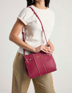 Bolsa satchel Huser Basics para mujer