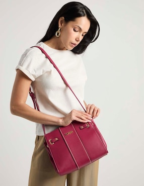 Bolsa satchel Huser Basics para mujer
