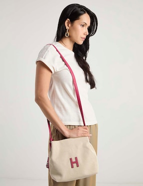 Bolsa satchel Huser Basics para mujer