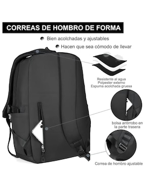 Mochila con portalaptop Lab.G impermeable unisex