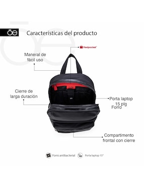 Mochila casual Cloe Fionali para mujer