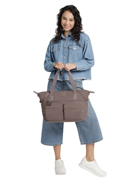 Bolsa shoulder Kipling SS26 para mujer