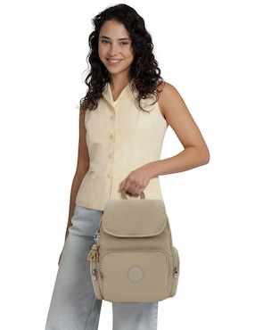 Mochila casual Kipling SS26 impermeable para mujer