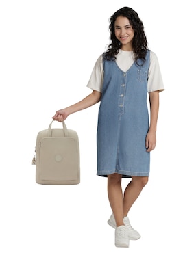 Mochila casual Kipling SS26 impermeable para mujer