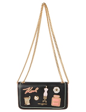 Bolsa shoulder Karl Lagerfeld Paris de piel para mujer