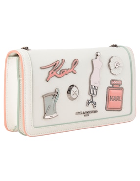 Bolsa shoulder karl lagerfeld paris de piel para mujer
