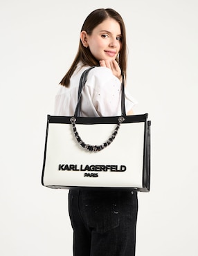 Bolsa tote Karl Lagerfeld Paris de piel para mujer