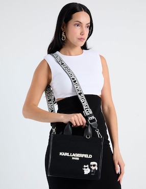 Bolsa satchel Karl Lagerfeld Paris para mujer