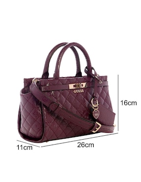 Bolsa satchel Guess Idra para mujer