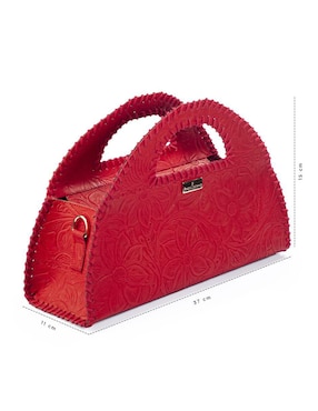 Bolsa satchel Angelozano de piel para mujer