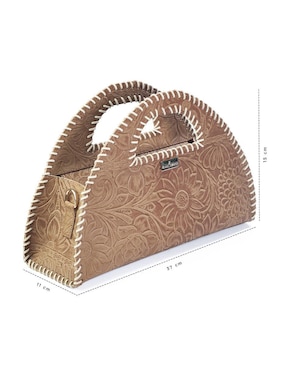Bolsa satchel Angelozano de piel para mujer
