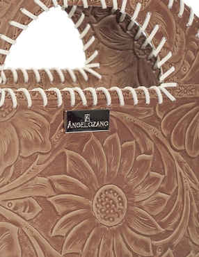 Bolsa satchel Angelozano de piel para mujer