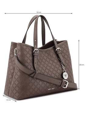 Bolsa satchel Nine West para mujer