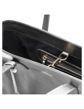 Bolsa tote Quirelli de piel para mujer