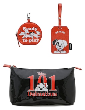 Set cosmetiquera multiusos W Capsule Cats & Dogs 101 Dálmatas 3 piezas