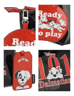 Set cosmetiquera multiusos W Capsule Cats & Dogs 101 Dálmatas 3 piezas