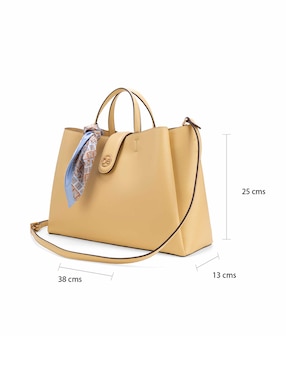 Bolsa satchel Cloe Yelynia de piel para mujer