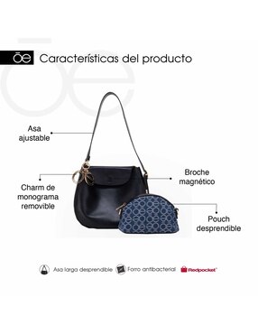 Bolsa hobo Cloe Fexeri para mujer